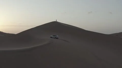 Sunset dune carmxf Stock Footage 256828474