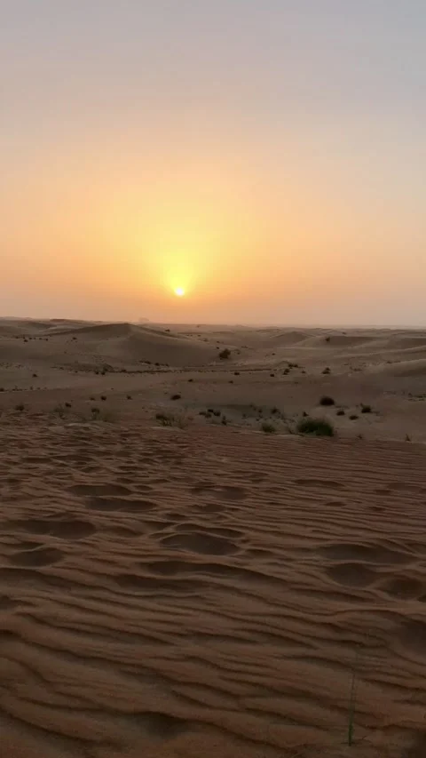SUNSET in DUNE Stock Footage 260192672