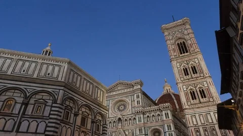 Sunset on the Duomo of Florence Stock Footage 73002822