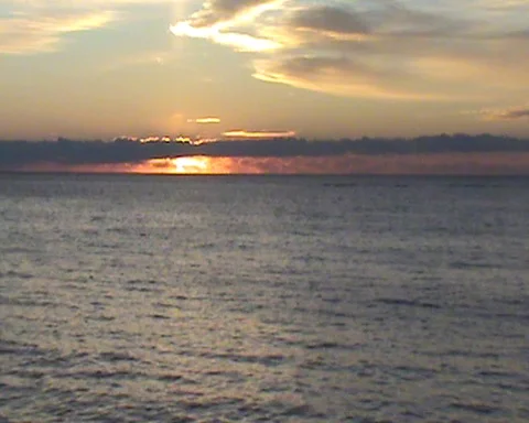 Sunset in Durres Stock Footage 103140006