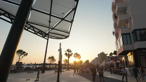 Sunset in Durres Stock Footage 312672259