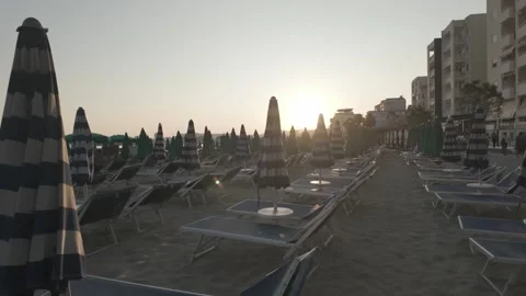 Sunset in Durres Video stock 312672414