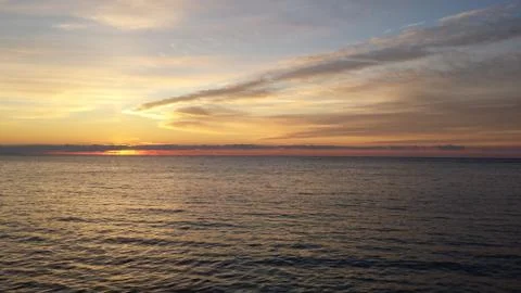 Sunset in Durres Stock Photos