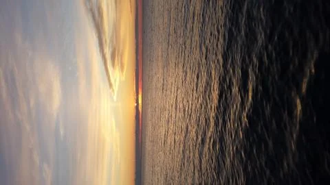 Sunset in Durres Stock Photos