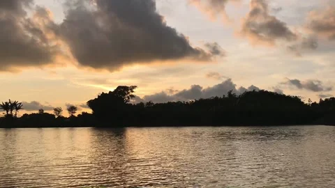 Sunset at dusk Stock Footage 220759902