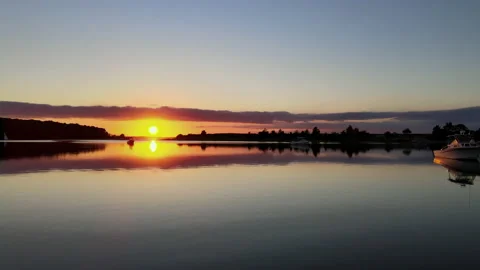 Sunset in East Hampton 库存影片 132925506