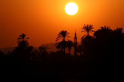 Sunset in the east Stock Photos