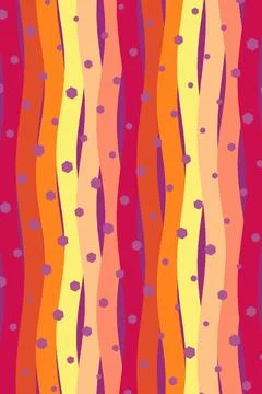 Sunset ember glow decorative backdrop with mixed scale honeycomb hex texture pat イラスト素材