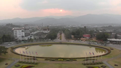 Sunset at the entrance Stock-Footage 88164788
