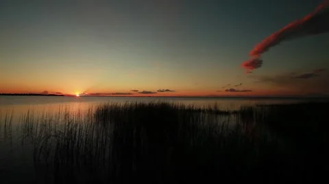 Sunset Esteros Stock Footage 7750390