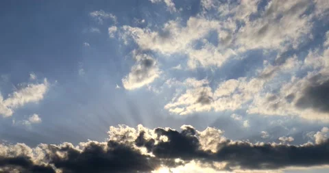 Sunset evening cloud Stock-Footage 130794094