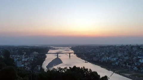 Sunset in the evening Video stock 274529330