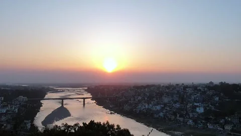 Sunset in the evening Video stock 274529512