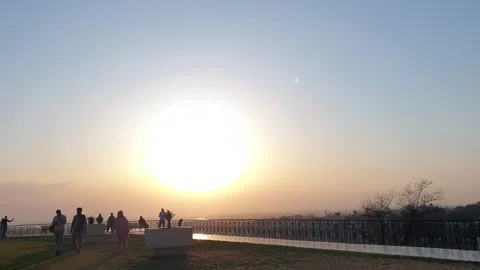 Sunset in the evening Video stock 274529603