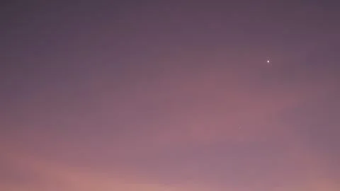 Sunset, evening sky, Beautiful clouds at dusk over the city, nature backgro.. Stock Photos