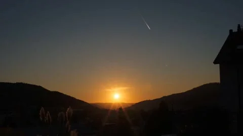 Sunset evening sky Stock Footage 273698126