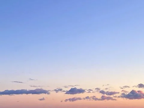 Sunset evening sky Stock Photos