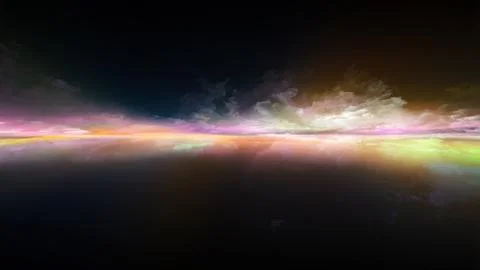 Sunset Evolution Stock Illustration