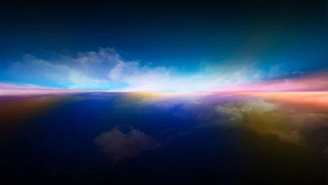 Sunset Evolution Stock Illustration