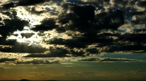 Sunset Fade to Darkness Video stock 40479155