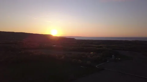 Sunset Farm Video stock 155471148