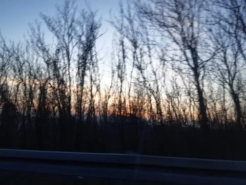 Sunset in the Field 2 Stock Photos