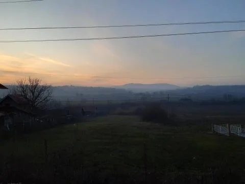 Sunset in the Field 4 Stock Photos