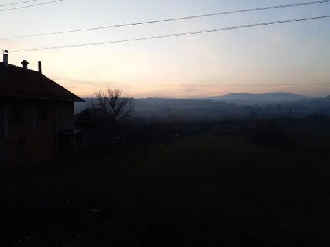 Sunset in the Field 5 Stock Photos