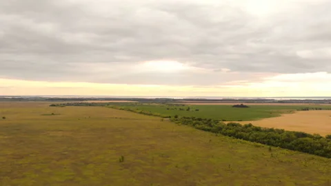 Sunset field Stock Footage 146744995