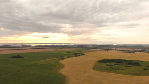 Sunset field Stock Footage 146745165