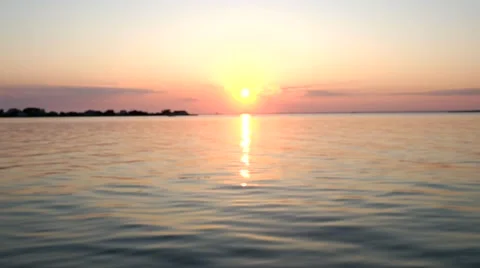 Sunset in Fire Island Stock Footage 40218011