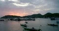 Sunset at fish market harbor in Labuan Bajo, Flores - Indonesia 4k or 4k+ Resolution