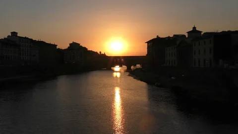 Sunset in Florence Video stock 78598364
