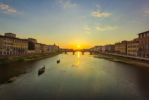 Sunset in Florence Stock Photos