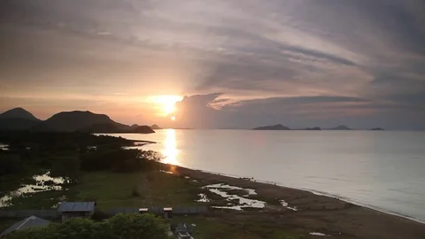 Sunset Flores Indonesia Stock Footage 82330010