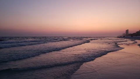 Sunset at Florida Beach Foto stock