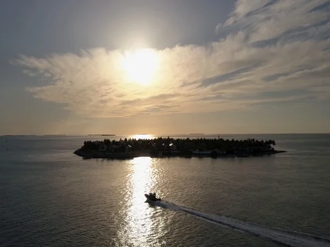 Sunset at Florida Keys Stock Footage