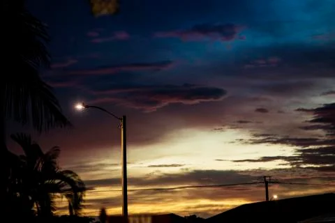 Sunset in Florida Stock Photos