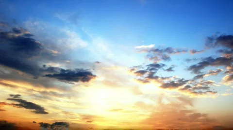 Sunset Stock Footage