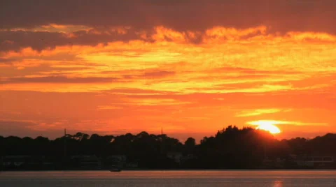 Sunset Stock Footage 609791