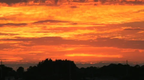 Sunset Stock Footage 609836