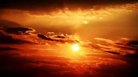 Sunset Stock Footage