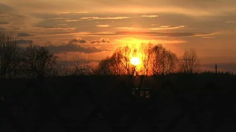 Sunset Stock Footage 710870