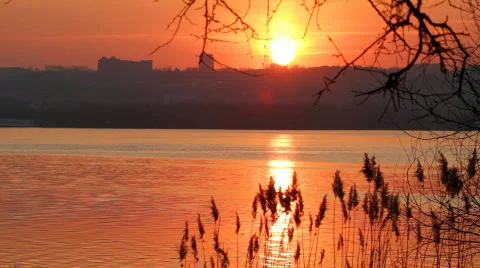 Sunset Stock Footage 732614