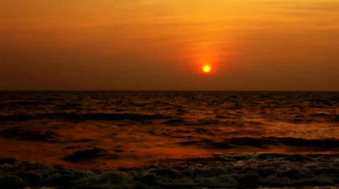 Sunset Stock Footage 733024