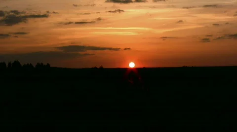Sunset Stock Footage 830350