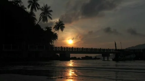 Sunset 库存影片 838732