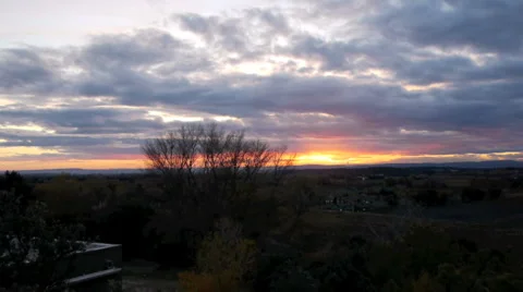 Sunset. Stock Footage 938820