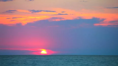 Sunset Stock Footage 1465827