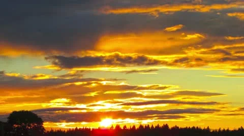 Sunset Stock Footage